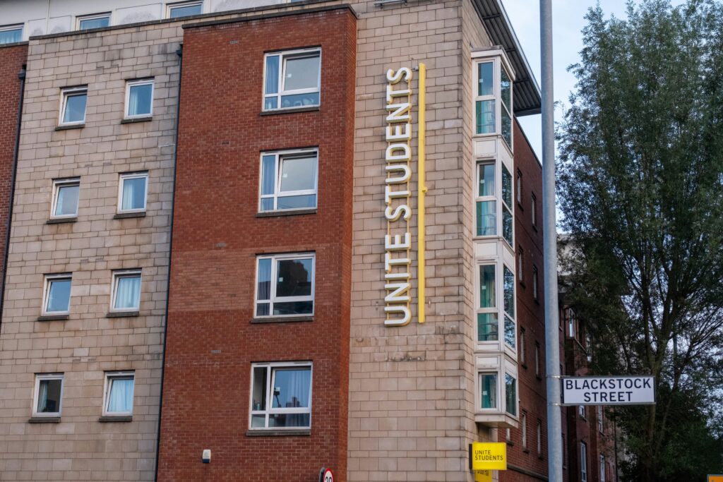 Student accommodation in Fallowfield Manchester near popular driving lesson areas
